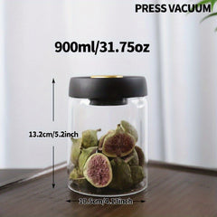 High Vacuum Glass Jar for Freshness and Anti Oxidation