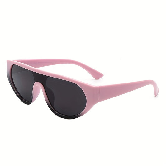 Y2K One piece Sunglasses For Women Men Mod Outdoor UV400 Sun Shades