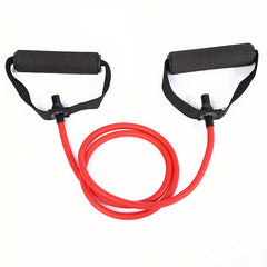 Yoga Resistance Band Non Slip Foam Handle Gym Sports Fitness Workouts