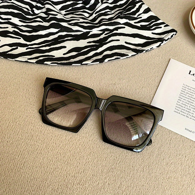 Large Square Sunglasses for Men and Women Non-prescription Glasses