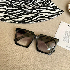 Large Square Sunglasses for Men and Women Non-prescription Glasses