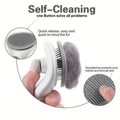 Stainless Steel Needle Comb For Pets - Skin Care Hair Removal