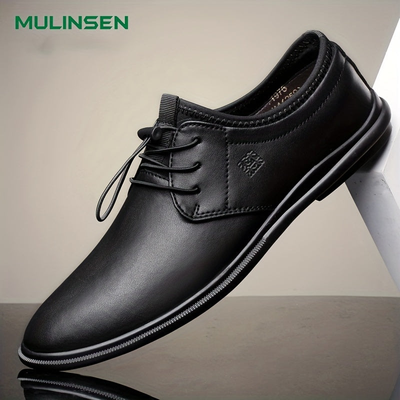 Men's Leather Oxford Shoes for Wedding Business