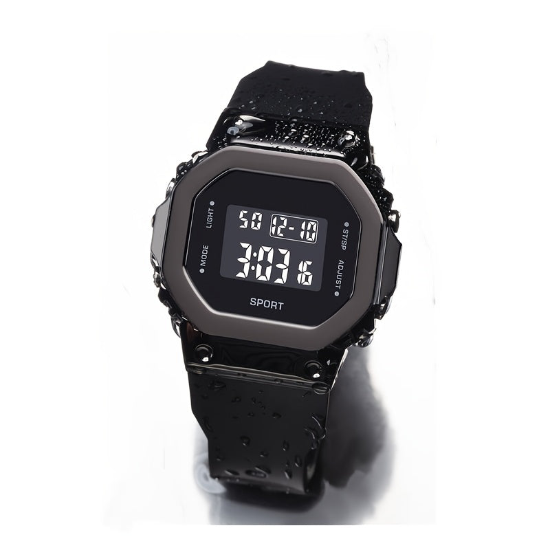 Metal Small Square Sports Waterproof Watch for Kids