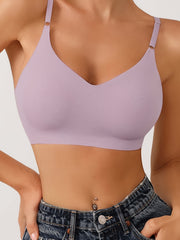 Wireless Push Up Sports Bra for Yoga Fitness