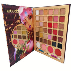 40 Colors Makeup Palette Pearly Matte High Gloss Powder Blusher 3 In 1