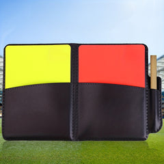 Referee Toolkit Set - Wallet Notebook with Red and Yellow Cards