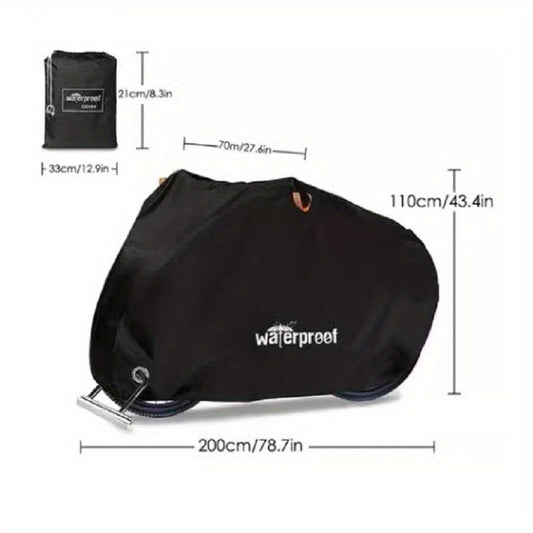 Heavy Duty 210D Waterproof Motorcycle Cover with Safety Cloth Lock Holes