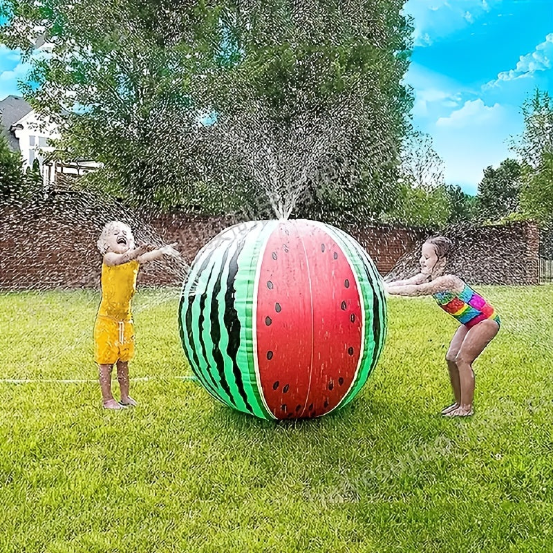 Inflatable Watermelon Spray Water Ball Kids Sprinkler Ball