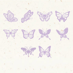 10pcs Lace Collection Journal Decorative Collage Hollow Paper Stickers Pack