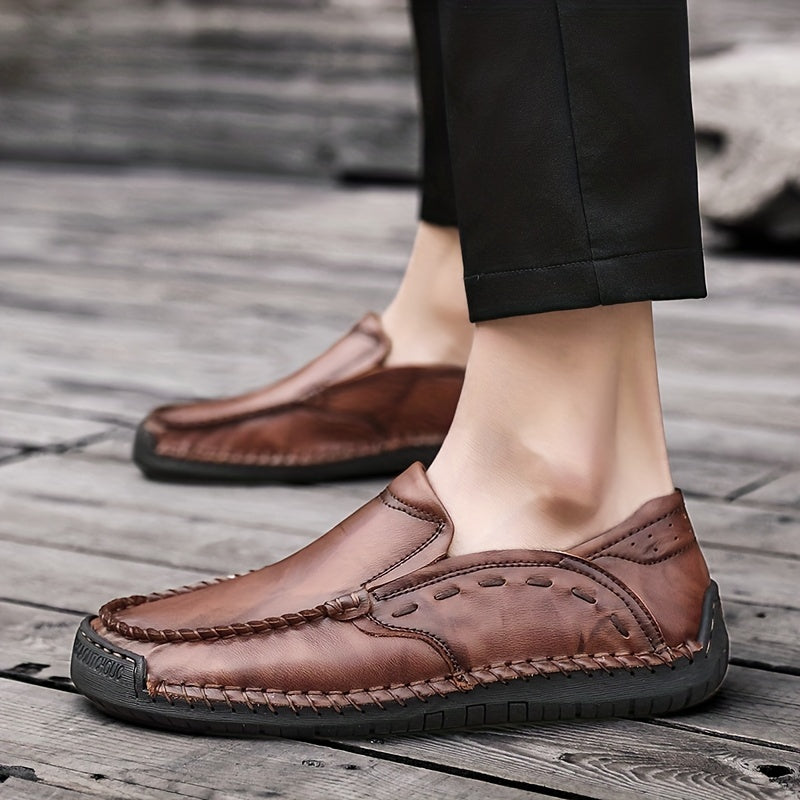 Men's Slip on Moccasins Lightweight Dress Shoes