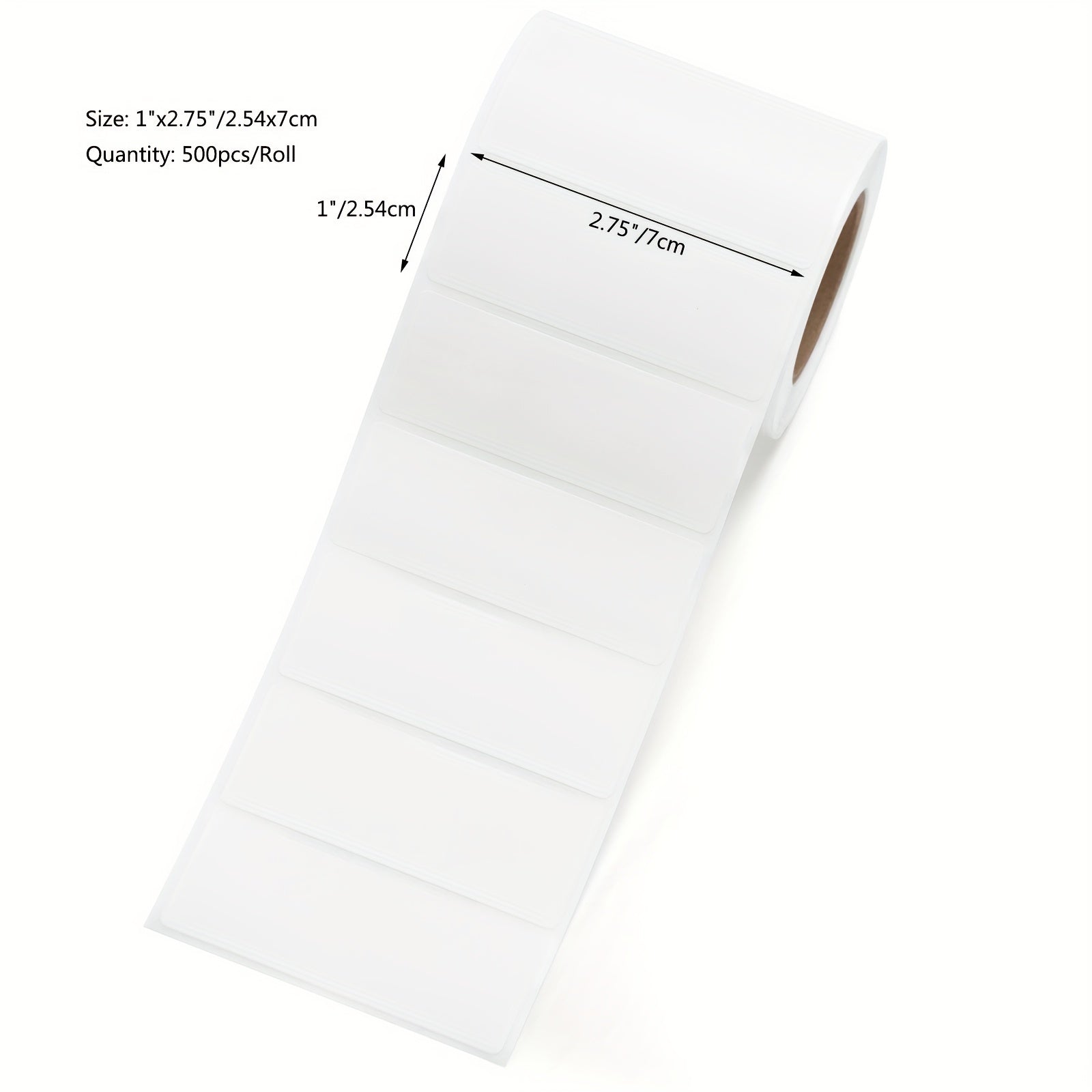 500pcs Blank Name Tag Label Stickers for Office School Home