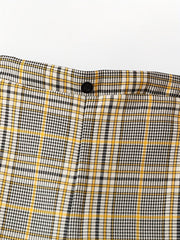 Boys Casual Plaid Print Comfortable Active Pants