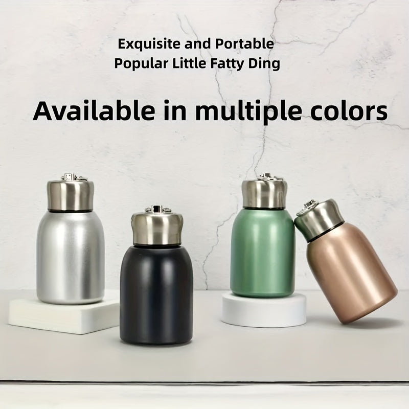 Portable Mini Insulated Water Bottle 300ml Leakproof Stainless Steel