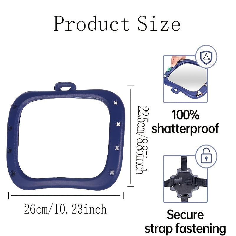 Baby Car Mirror Safety Shatterproof Rear Facing Wide View