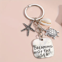 Turtle Starfish Keychain Pendant Dreaming Of The Sea Bag Ornament Accessories