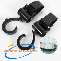 360 Rotatable Stroller Hook for Hanging Bags & Accessories