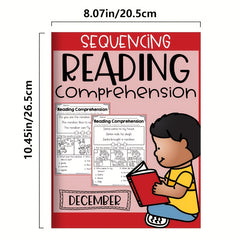 December Sequencing Worksheets: Holiday Reading Comprehension Pack