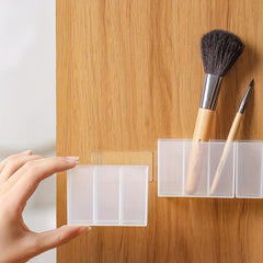 Wall Mount Storage Box Makeup Organizer 9 Compartment