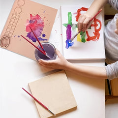 Non Stick Silicone Craft Mat with Cleaning Cup