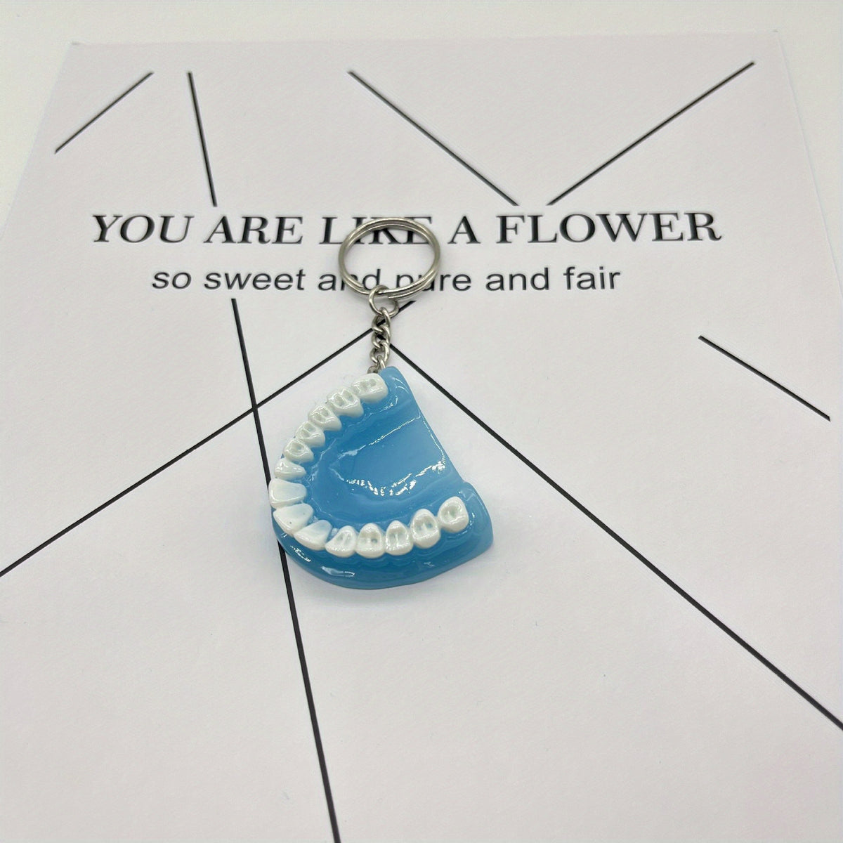 Colorful Teeth Keychain for Men