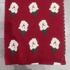 Knitted Wool Warm Casual Christmas Scarf