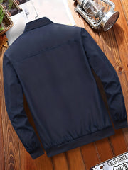 Men's Soft Shell Jacket with Zipper Pocket
