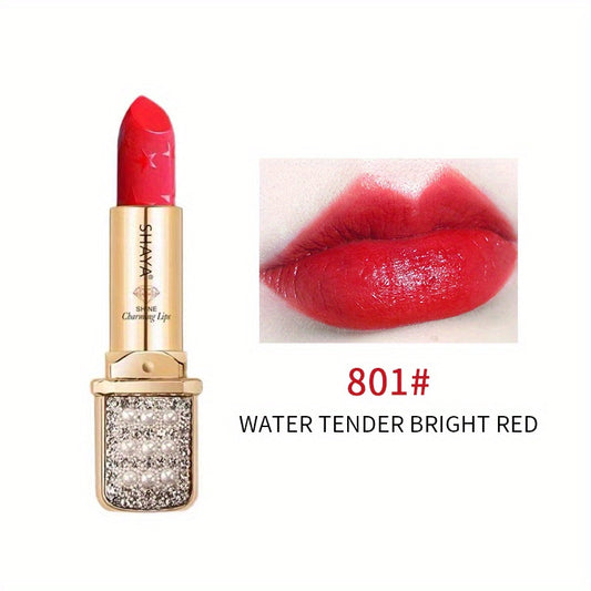 Pearly Colorful Long Lasting Lipstick Hydrating Nourishing Lipstick