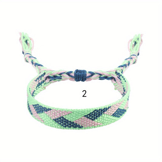 Ethnic Style Adjustable Friendship Bracelet - Perfect Gift