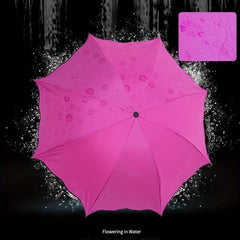 Water Blooming Umbrella Vinyl Sunscreen Umbrella