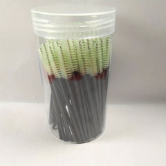 100pc Eyelash Brushes for Easy Mascara Application