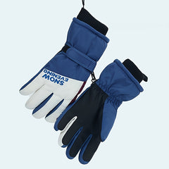 Men's Plush Thickened Cold-proof Waterproof Ski Gloves