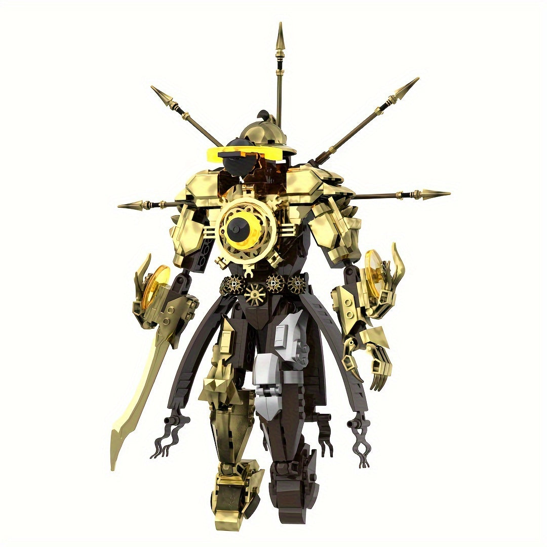 Clockman Building Blocks Set, 608pcs & 272pcs, Anime Game Theme, ABS Plastic