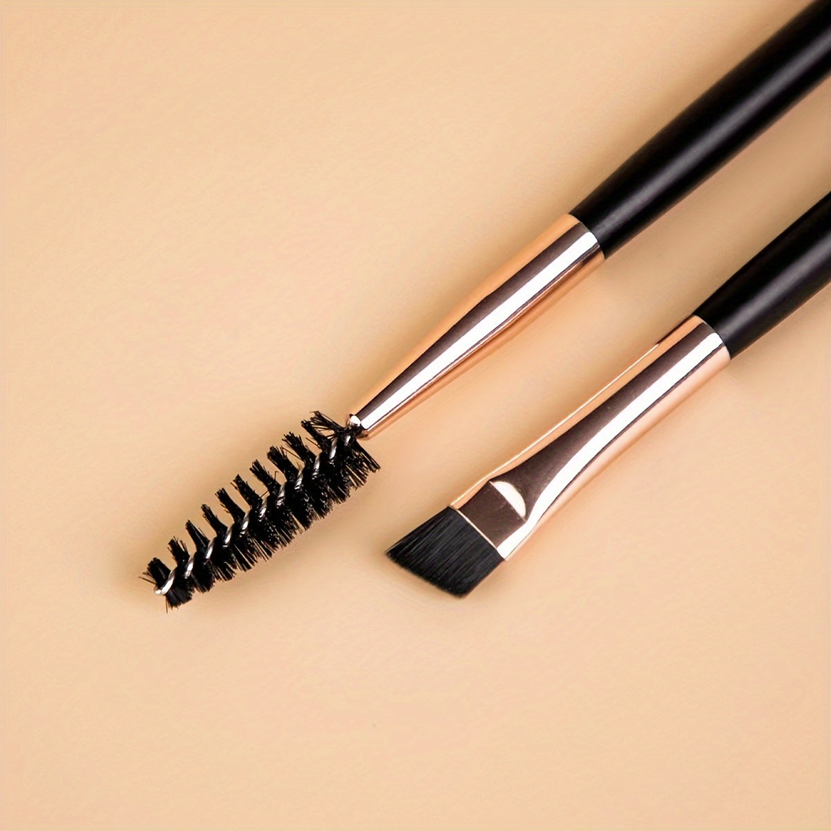 2pcs Eyelash Comb Spoolie Brush Set Lash Extension Brushes Mascara Applicator