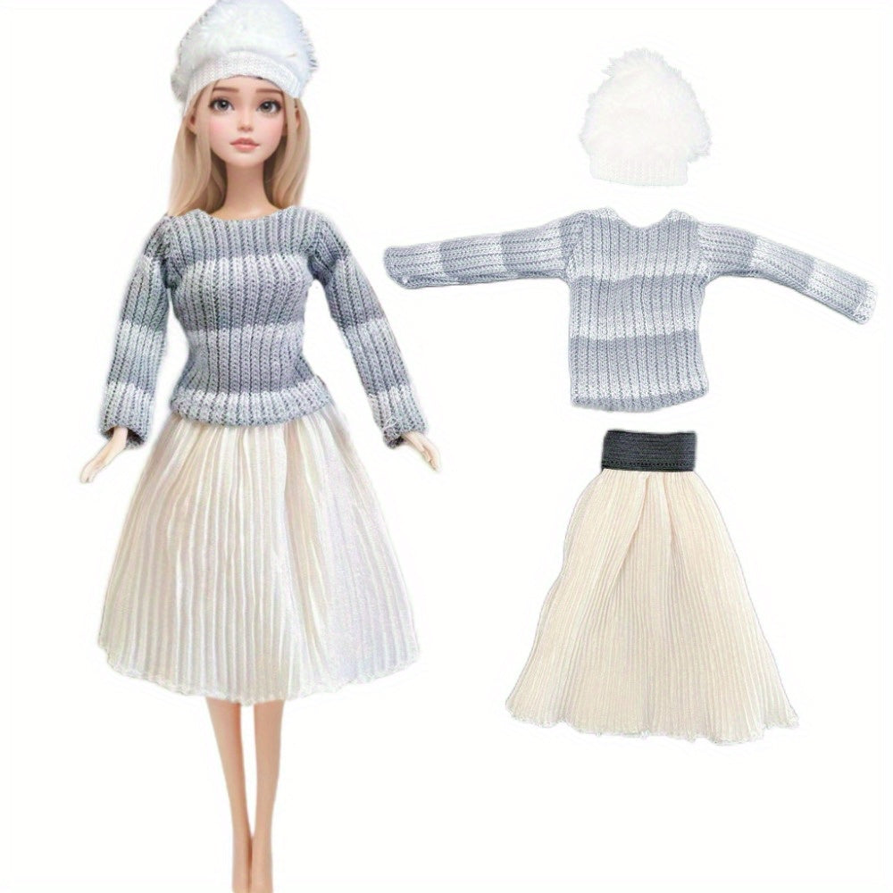 Princess Noble Dress Coat Pants Doll Clothes for Doll Accessories Girl Gift Toy