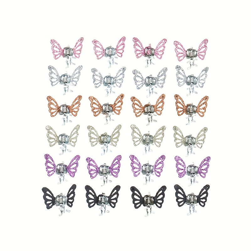 Y2K Mini Hair Claw Glitter Sequin Hair Claw Clip for Side Hair Sweet Hair Claw