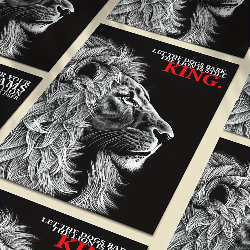 Lion and Quote Wall Stickers for Kids Room Decor