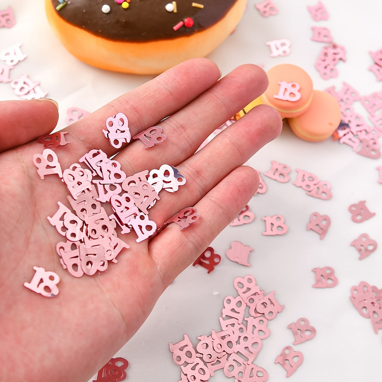 Rose Gold Party Confetti Sprinkles for Decorations