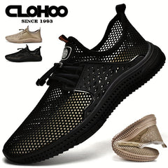 Men's Lightweight Slip On Casual Shoes Breathable Mesh Soft Sole Sneakers