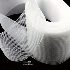 50 Yards Polyester Horsehair Braided Trim for Wedding Dress Sewing