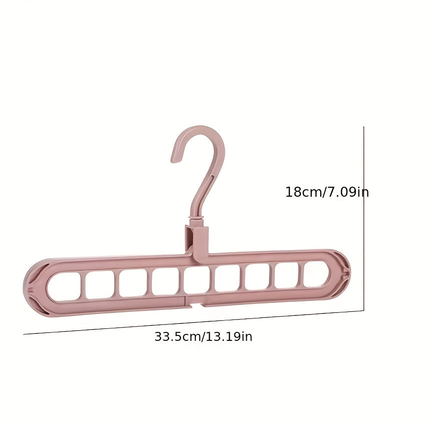 9 Hole Hanging Hanger Organizer for Clothing Stores
