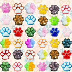 Mini Cat Paw Squishy Toys Soft Squeezable Animal Claw Toys with Glitter