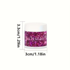 10 Colors Diamond Monochromatic Sequin Liquid Eyeshadow Gel