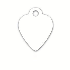 5pcs Aluminum Sublimation Print Blank Pet Tag - Double Side Printing
