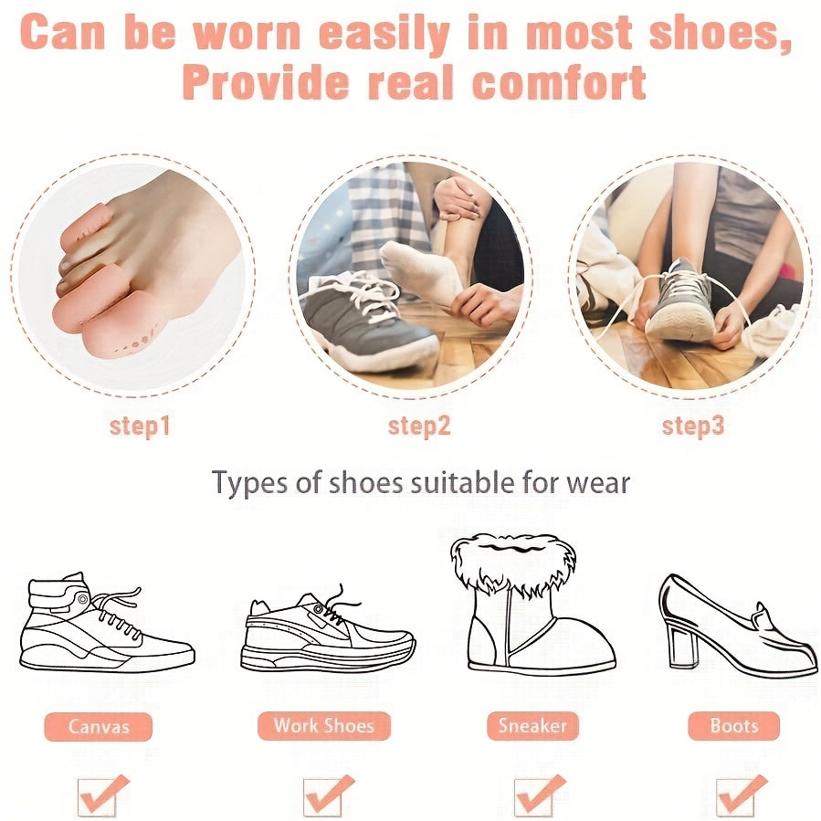 Breathable Silicone Toe Protectors for Runners & Foot Care