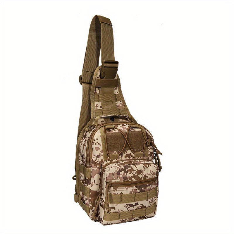 Camouflage Chest Bag Crossbody Bag For Outdoor Camping Hiking