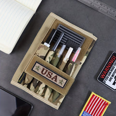 Military Green Tactical Notebook Cover