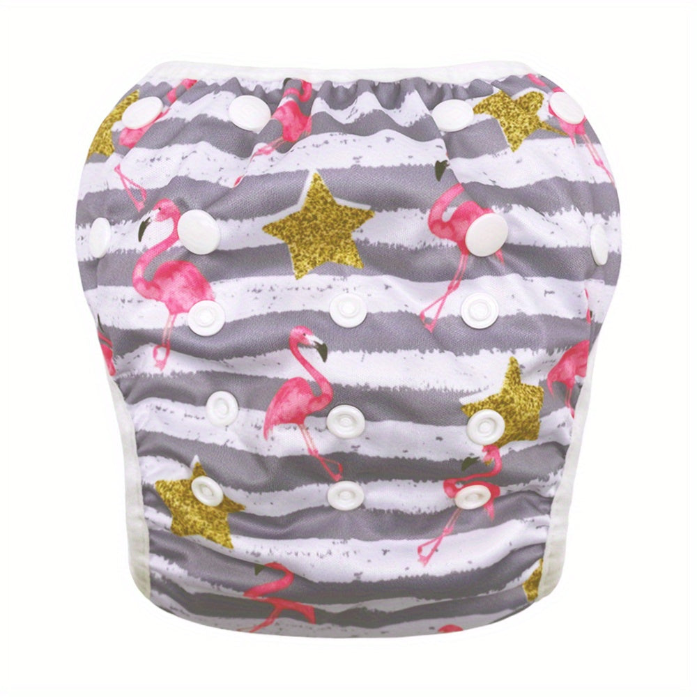 Adjustable Reusable Swim Diaper for Toddlers 9-36 Months