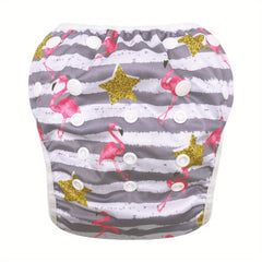 Adjustable Reusable Swim Diaper for Toddlers 9-36 Months