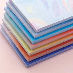 50 Gradient Sticky Notes 3.3in Student Stationery Hand Tear Sticky Note
